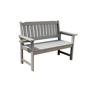 WOW PIONEER Minimalist All-Weather Recyclable Bench for Indoor and Outdoor Use