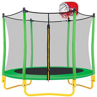Whisen 5.5FT Kids Trampoline with Enclosure Net