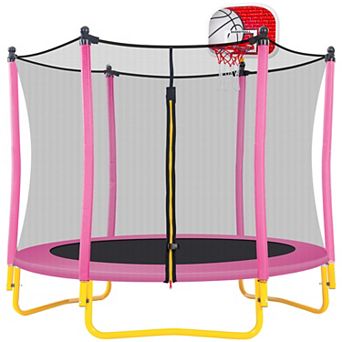 Whisen 5.5FT Kids Trampoline with Enclosure Net