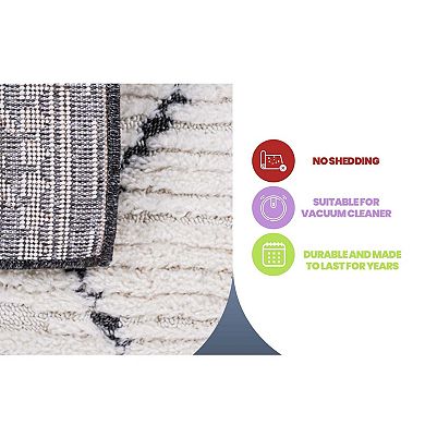 Trellis High-Low Area Rug - 6.7x9