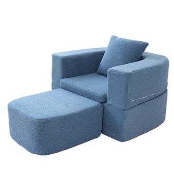40 Inch Pull Out Couch, 2 in 1 Sleeper Sofa Bed