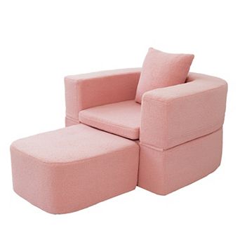 40 Inch Pull Out Couch, 2 in 1 Sleeper Sofa Bed