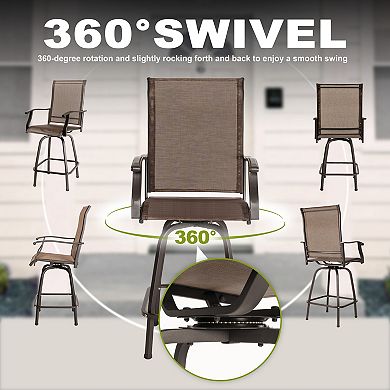 Outdoor Swivel Bar Stools