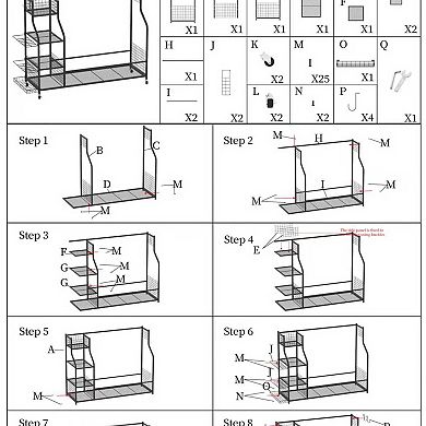 WOW PIONEER Extra Large Golf Bag Storage Rack for Golf Clubs and Accessories