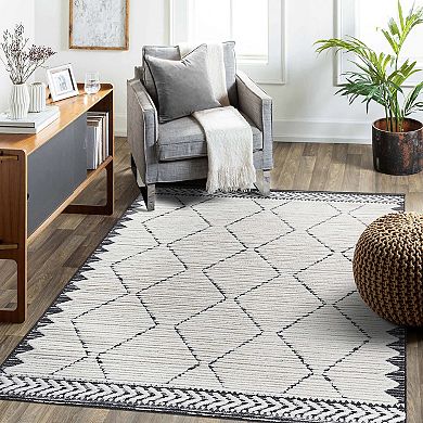 Trellis High-Low Area Rug - 5.3x7.6