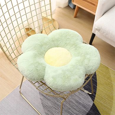 19.6" Flower Pillow Plush Decoration Throw Pillow