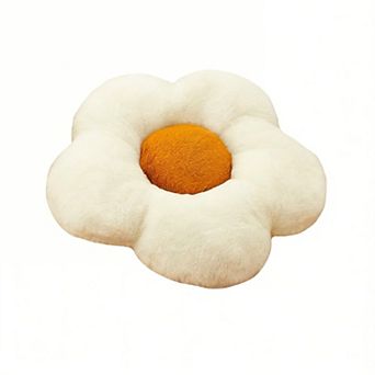 19.6" Flower Pillow Plush Decoration Throw Pillow