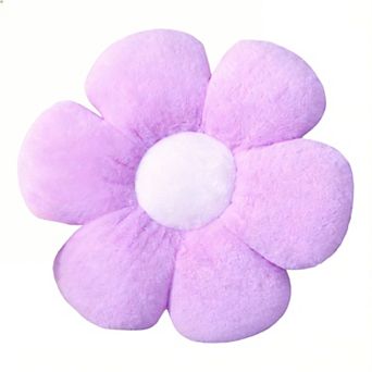 17.7" Soft Flower Pillow Decorative Throw Pillow