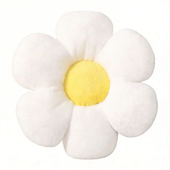 17.7" Soft Flower Pillow Decorative Throw Pillow