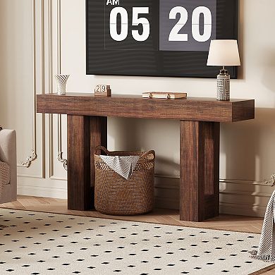 63" Console Table, Extra Long Sofa Table Behind Couch , Narrow Entryway Table for Hallway, Entrance