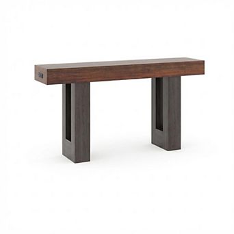63" Console Table, Extra Long Sofa Table Behind Couch , Narrow Entryway Table for Hallway, Entrance