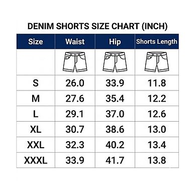 Women's Distressed Denim Shorts Fringe Hem Stretch Casual Shorts