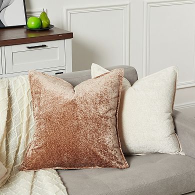 4-Pack Chenille Throw Pillow Covers, Thickened Soft Square Cushion Cases for Sofa Couch,Only Cover