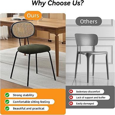 Metal Dining Chairs Set of 2,Kitchen Chairs,Dining Room Chair,Accent Chairs