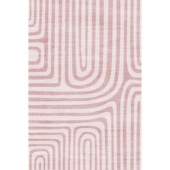 Area Rugs for Living Room, Abstract Modern Washable Rugs, Non-Slip Low-Pile Soft Floor Carpet