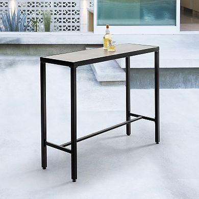 Iron Rectangular Bar Table