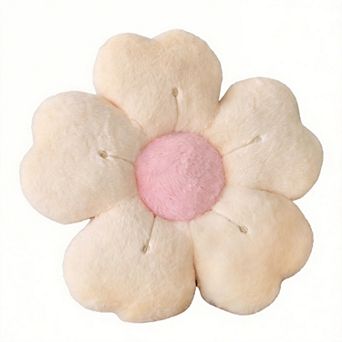 19.6" Flower Cute Pillow Decorative Throw Pillows