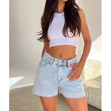 Women's Classic Denim Shorts Casual Summer Lightweight Shorts