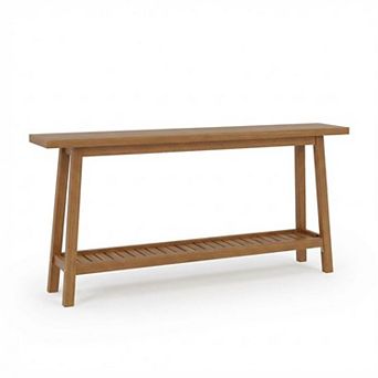 70.9" Extra Long Narrow Console Table - 2 tier Sofa Table Behind Couch for Hallway Entryway