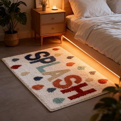 Bathroom Rug, Soft Absorbent, Non-Slip Tufted Floor Mat