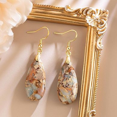 Womens Stone Dangle Earrings