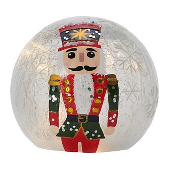 Studio 66 Wonderland Lighted Nutcracker Mini Orb Table Decor