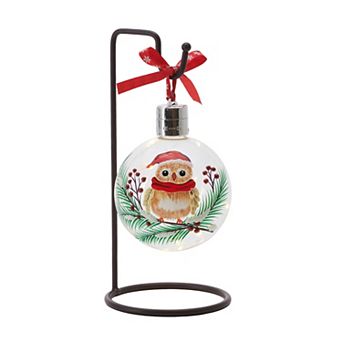Studio 66 Winter Wesley Hand-Painted Ornament & Stand Table Decor