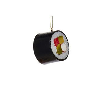 Kurt Adler Sushi Roll Christmas Ornament