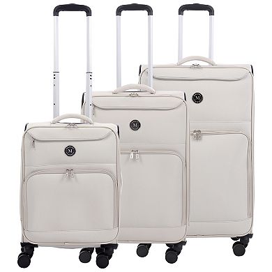 Martha Stewart 3-Piece Softside Luggage Set