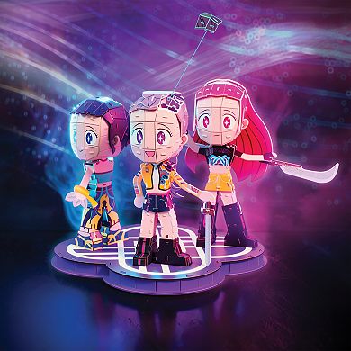 Spin Master 4D Build KPop Demon Hunters Removeable Figure Desk Decor