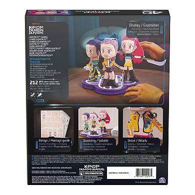 Spin Master 4D Build KPop Demon Hunters Removeable Figure Desk Decor