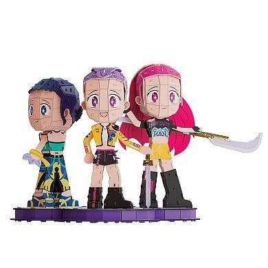 Spin Master 4D Build KPop Demon Hunters Removeable Figure Desk Decor