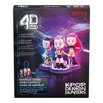 Spin Master 4D Build KPop Demon Hunters Removeable Figure Desk Decor