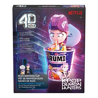 Spin Master 4D Build KPop Demon Hunters Removeable Figure Desk Decor