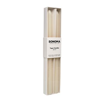 Sonoma Goods For Life® Elegant 2 pc 10-Inch Taper Candles