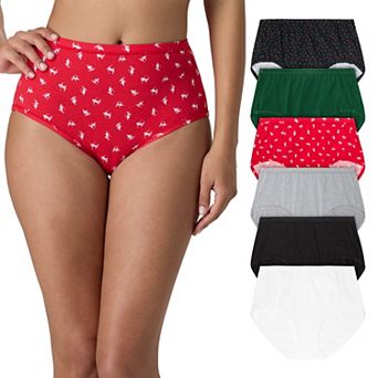 Women's Hanes® Ultimate 5+1 Bonus Pack ComfortSoft® Cotton-Stretch Brief Panties 40W6CS