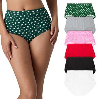 Women's Hanes® Ultimate 5+1 Bonus Pack ComfortSoft® Cotton-Stretch Brief Panties 40W6CS