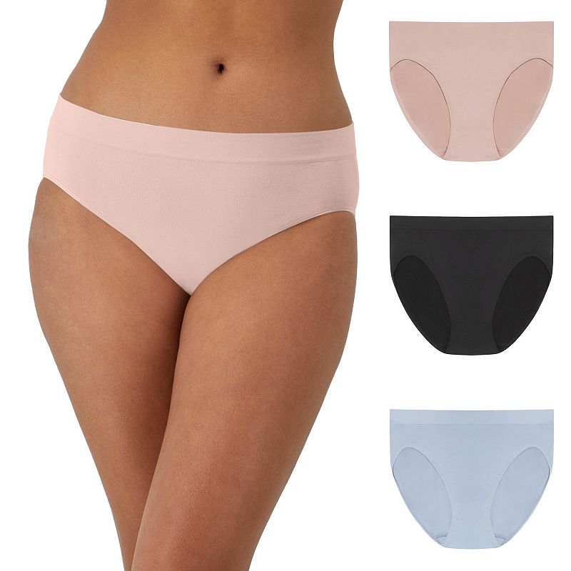 Women's Bali® 3-Pack One Smooth U® Hi-Cut Underwear DF3623,