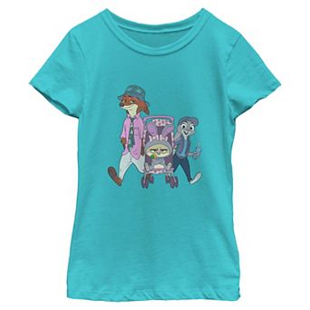 Girls 6-16 Disney's Zootopia Happy Family Graphic Tee