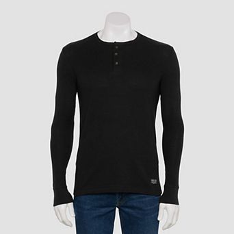 Men's Brixton Stock Waffle Knit Long Sleeve Henley Shirt