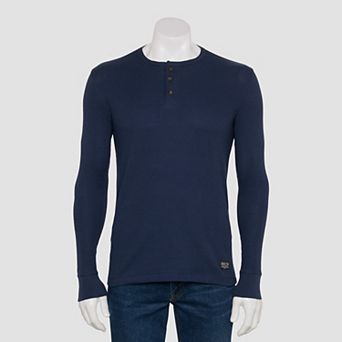 Men's Brixton Stock Waffle Knit Long Sleeve Henley Shirt