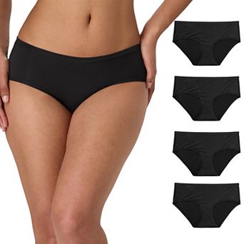 Women's Hanes® Ultimate 4-Pack Moisture-Wicking Microfiber Hipster Panties