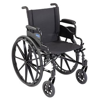 Invacare 9000 XT High Performance Lightweight Wheelchair with Desk Arms (18" Seat) Black Satin