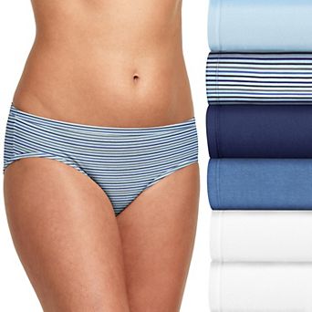 Women's Hanes® Ultimate 5+1 Bonus Pack ComfortSoft® Cotton-Stretch Hipster Panties 41W6CS
