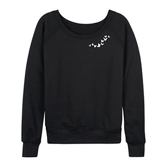 Women's Butterflies French Terry Long Sleeve Tee