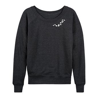 Women's Butterflies French Terry Long Sleeve Tee