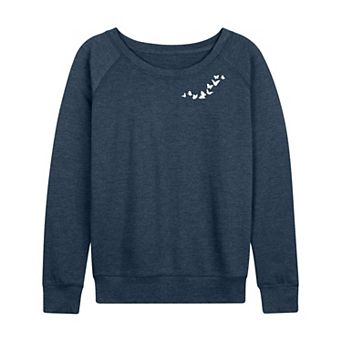 Women's Butterflies French Terry Long Sleeve Tee