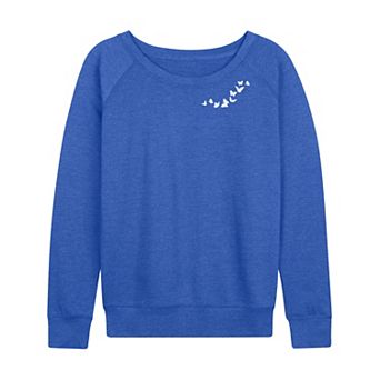 Women's Butterflies French Terry Long Sleeve Tee