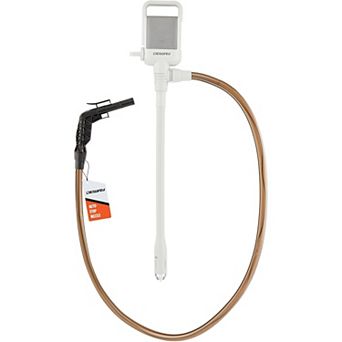 DeWay Battery Stick Fuel Transfer Pump 2.5 GPM with Auto Stop and PVC Hose for Gas Cans