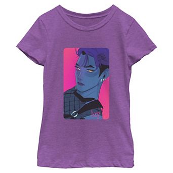 Girls 6-16 K-Pop Demon Hunters Saja Boys Demon Abby Graphic Tee